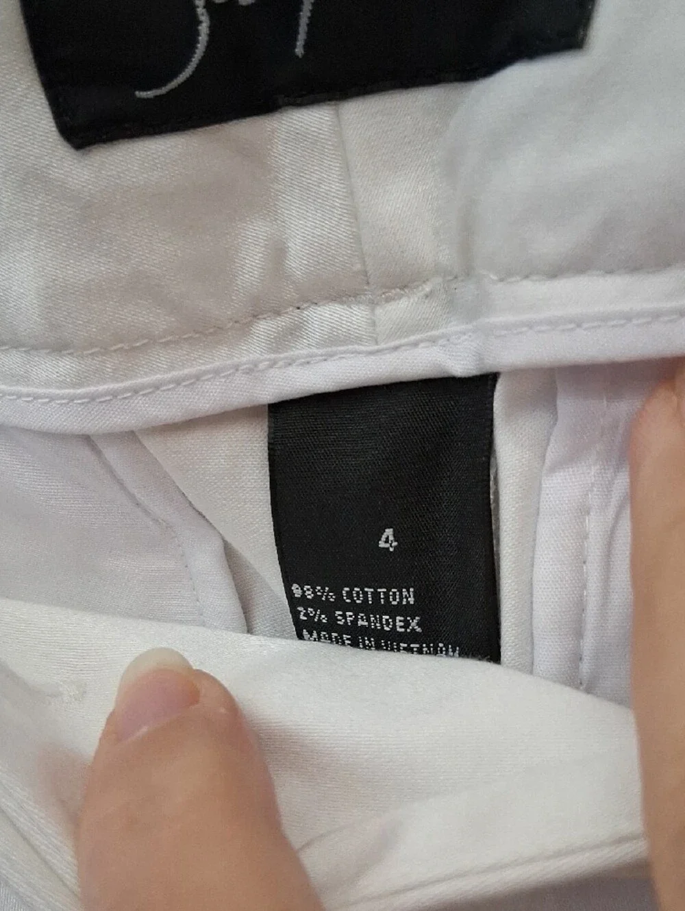 Josephine tailored white